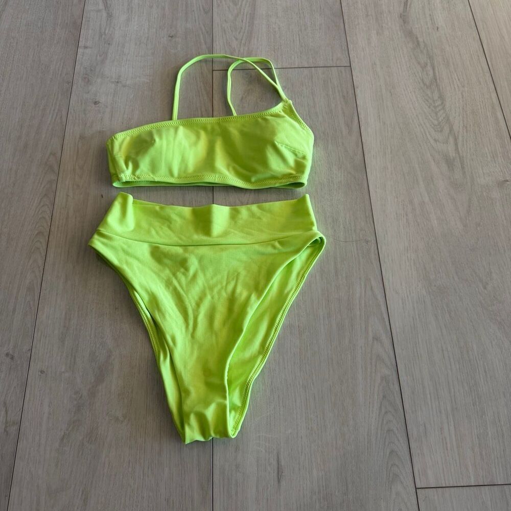Aerie high cut cheeky woman’s 2 pc swimsuit size top xs bottom s